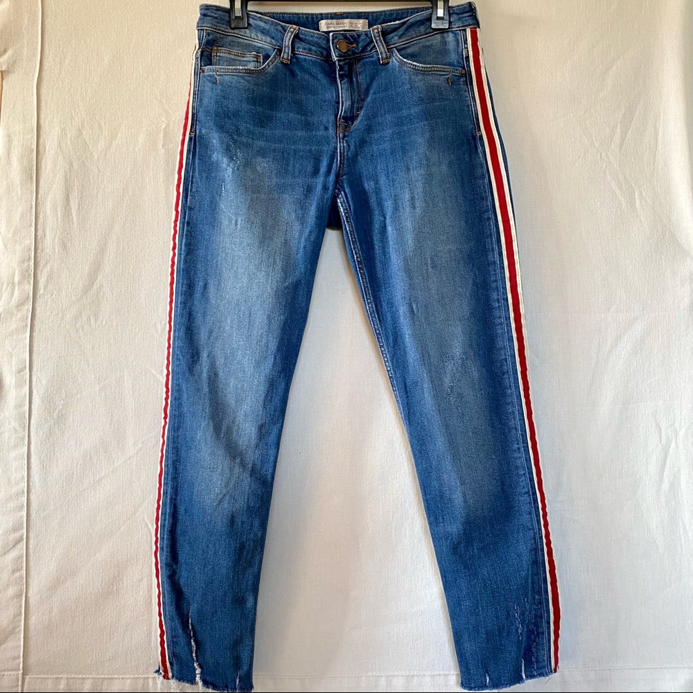 Zara Side Stripe Jeans